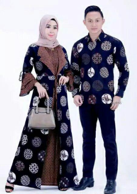 Maura Couple - Sania Ruffle Batik Couple Ori Ndoro Jowi Termurah Bergaransi