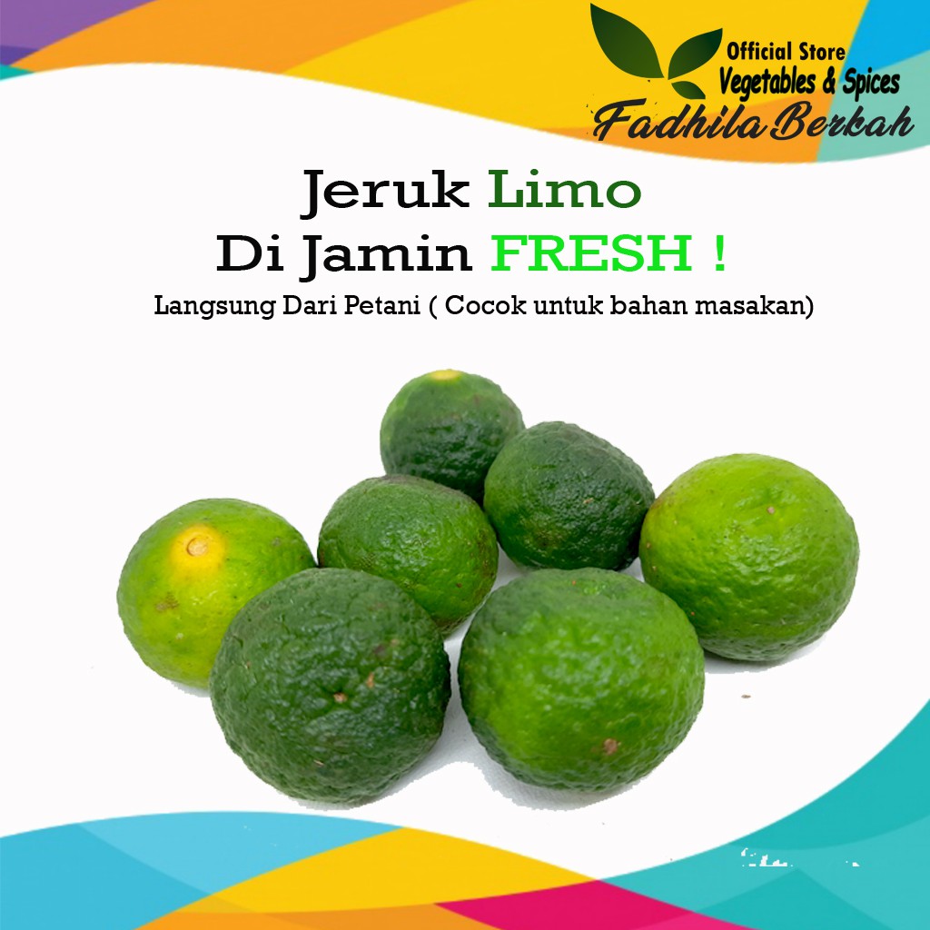 

jeruk limo limau 1kg alami segar lokal sambel bibit besar kecil