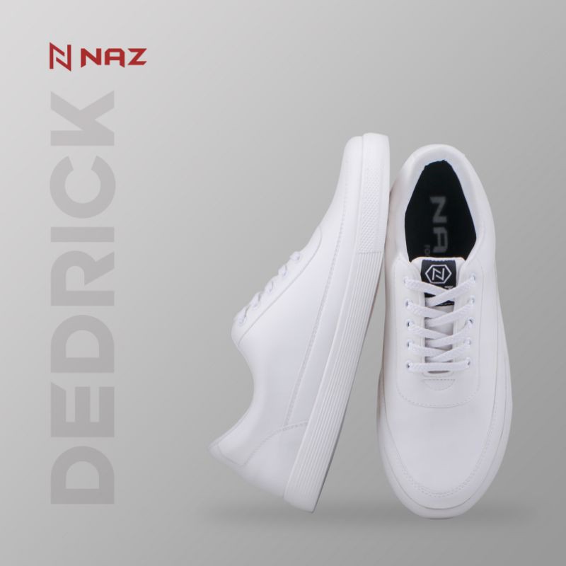 NAZ - Day Sneakers V2 All White | Sepatu putih keren | Brand lokal