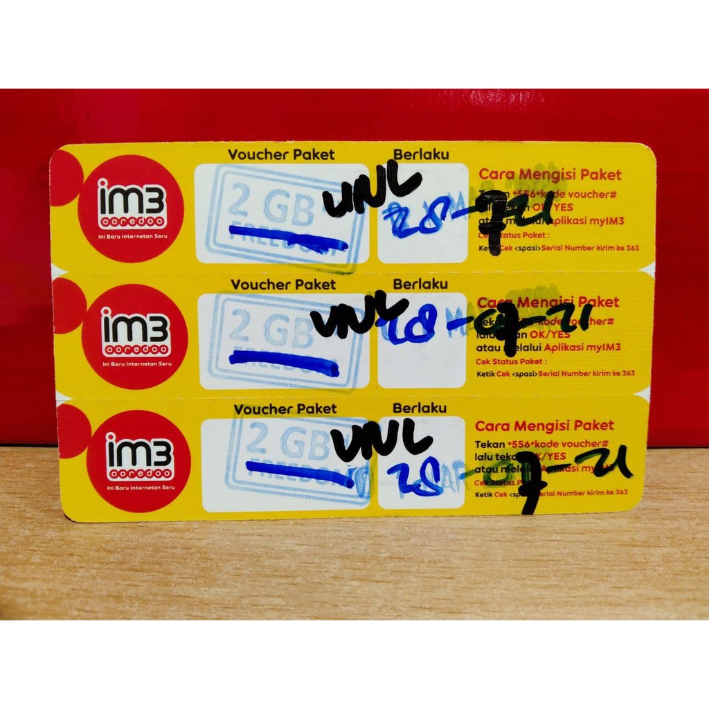 Voucher Indosat Unlimited 2GB 30Hari