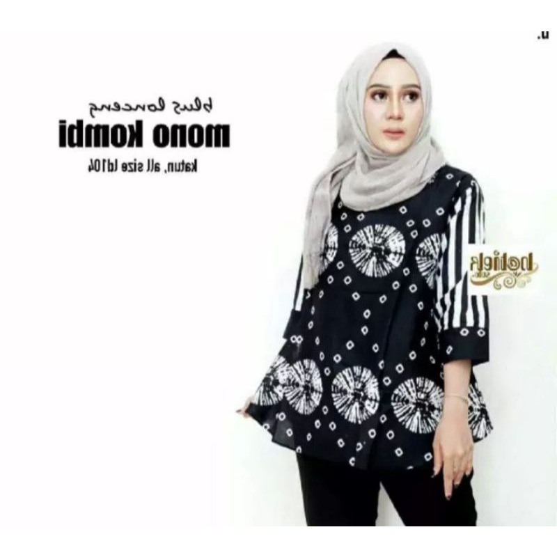 Maura Couple - Sania Ruffle Batik Couple Ori Ndoro Jowi DNT Garansi Termurah Shopee-Jumputan garis mrk