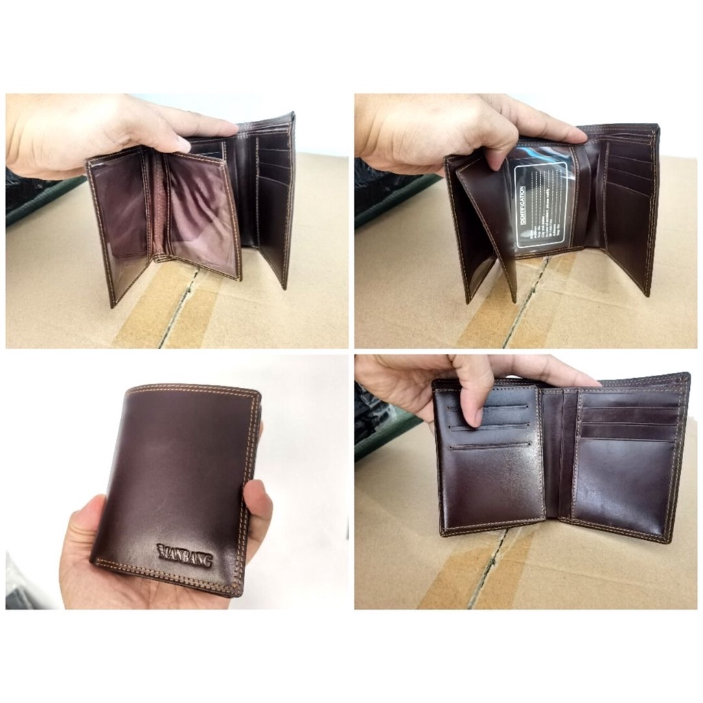 dompet kulit asli manbang pria lipat