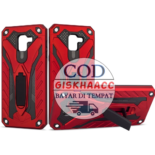 CASE SAMSUNG J4 CASING STANDING BACK KLIP HARD CASE ROBOT NEW COVER