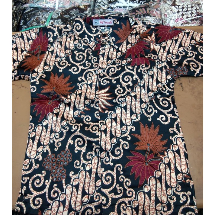 Kemeja batik anak lucu//batik anak//batik pesta//couple batik