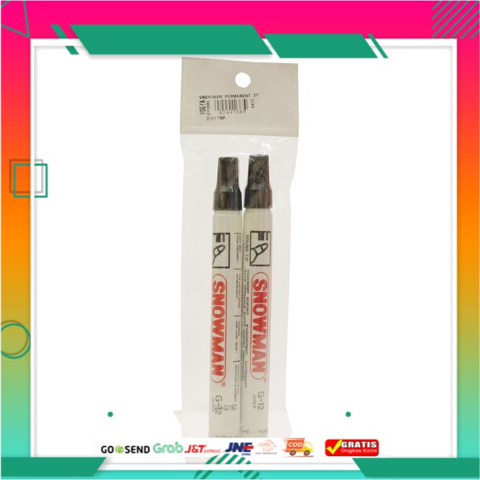 

SNOWMAN PERMANENT MARKER SET 2 R0819