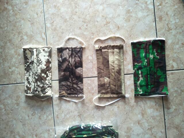 RANDOM Massker motif loreng / masker army / masker kece / masker murah