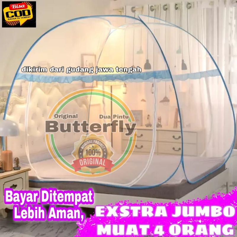 Kelambu Lipat Tenda Baterfly Butterfly Kelambu Lipat Dua Pintu Butterfly