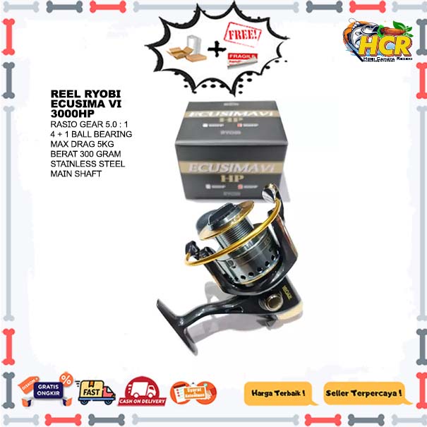 Reel Ryobi Ecusima Vi 3000HP