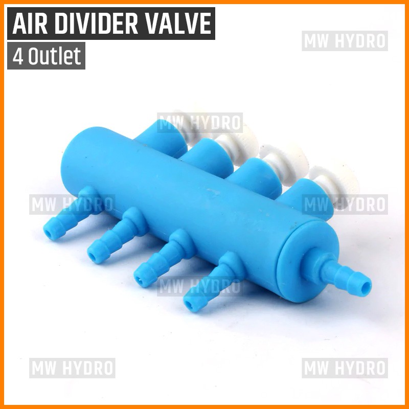 Air Divider Valve 4 Way, Keran Pembagi Udara Aerator Cabang 4