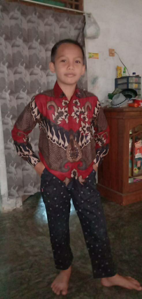 Baju Batik Anak Laki-laki Lengan Panjang Bisa Buat Seragam Sekolah Hari Batik - Harga Grosiran Murah