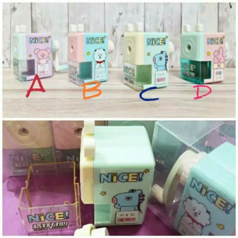 

Serutan Rautan Pensil BT 21 Putar Duduk Meja