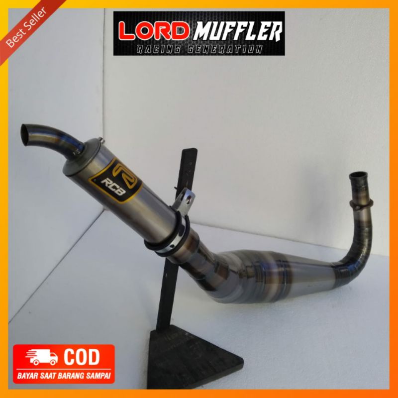 knalpot rx king knalpot rx spesial kolong cobra RCB plat galvanis
