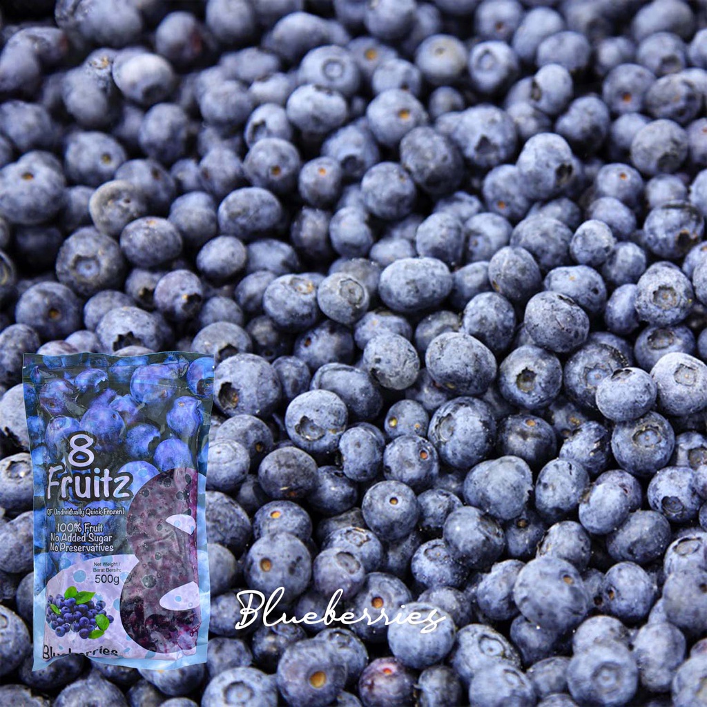 Frozen IQF Blueberry / Blueberry Beku 500 Gr