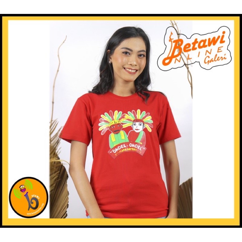 Kaos Baju Pakaian Motif Ondel-ondel Untuk Dewasa [SATUAN]