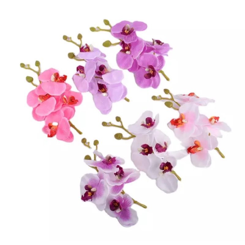 BUNGA ANGGREK BUNGA ANGGREK PALSU BUNGA HIAS BUNGA DEKORASI