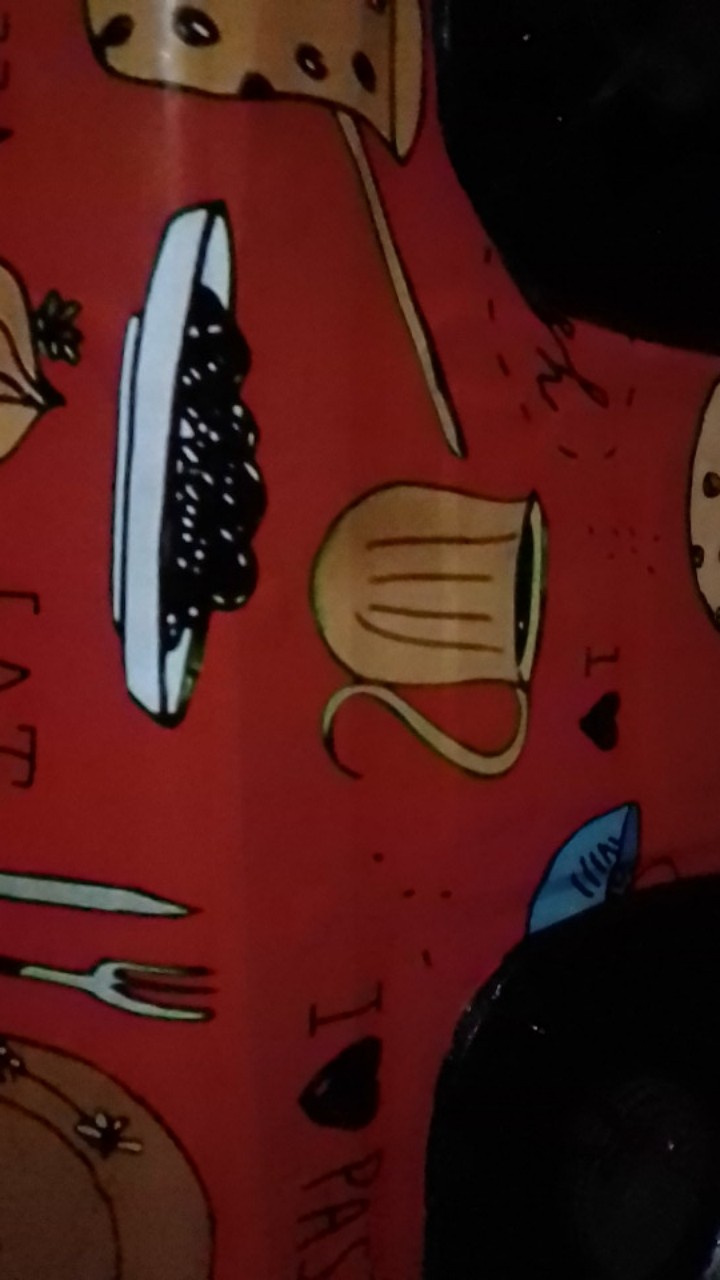 Sticker Kompor 2 Tungku Motif Warna Merah