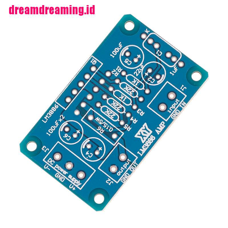 Papan PCB parallel bare Dreamdreaming / DC 20-28V 68W LM3886TF HIFI power