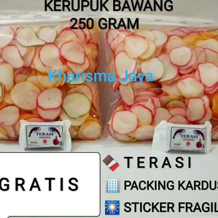 

PROMO Krupuk Bawang curah 250gr