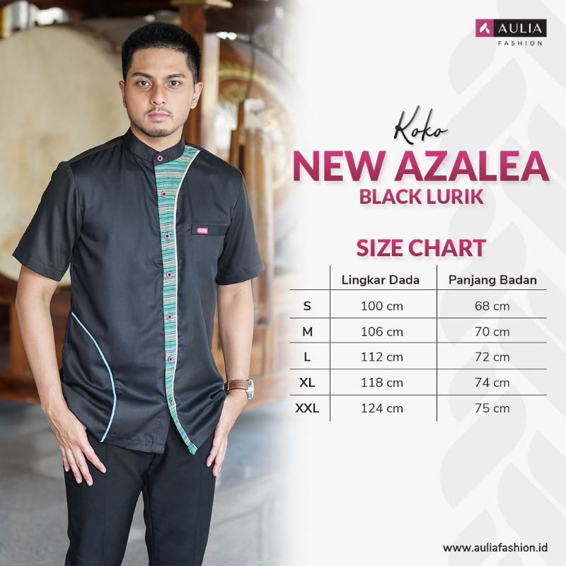 KOKO NEW AZALEA BLACK LURIK by AuliA fashion