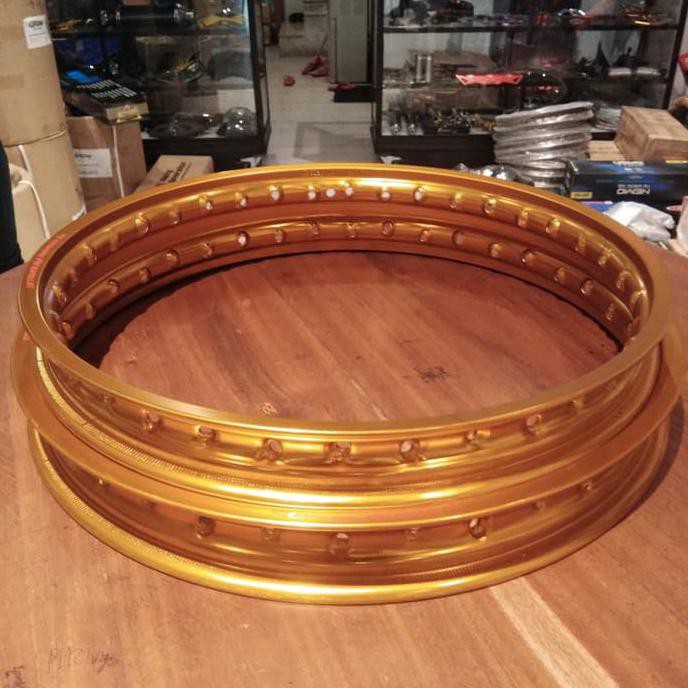 Ini Velg Aloy Titans 17X140 18X160 Gold Kilat 1 Set Ayo Order
