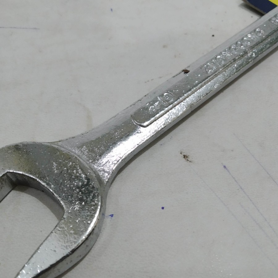 Combination spanner Wrench Kunci Kombinasi Ring Pas ringpas 19mm 19 mm