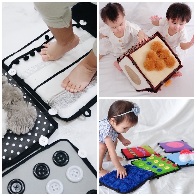 Sensory Mat - Montessori Path - Matras Sensorik Anak Bayi - Sensory Play - Mainan Tekstur Edukasi