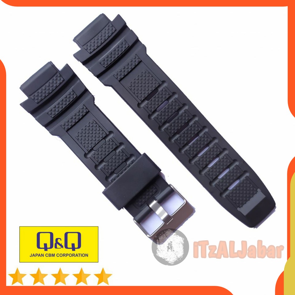 Tali jam tangan Q&amp;Q M119 Rubber strap Tali jam QQ M119