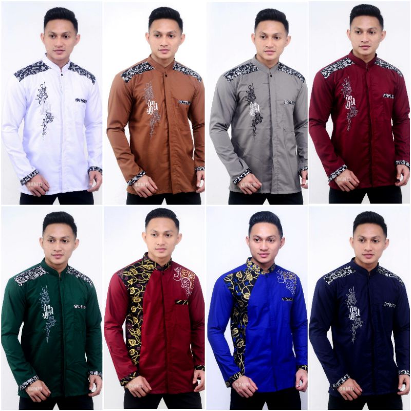 Chamdy Colection Baju Kokoh Dewasa Lengan Panjang Fashion Muslim Pria Terbaru