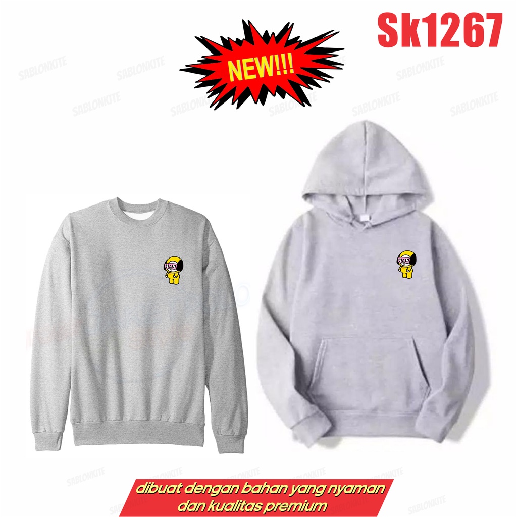 MURAH!!! SWEATER HOODIE KPOP CHIMMY KACAMATA SK1267 UNISEX