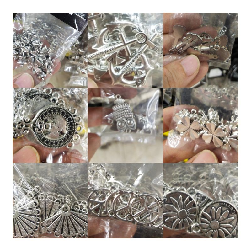 bandul kalung gelang DIY lucu mata kalung gelang