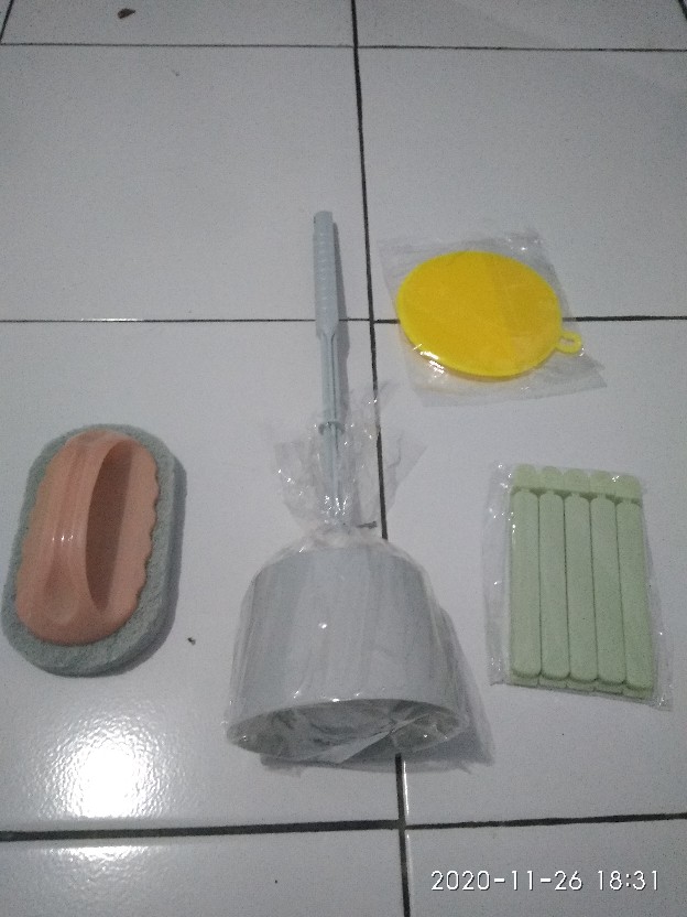 Ts Sikat Wc Panjang - Sikat Wc Gagang Panjang - Sikat Wc Tangkai Panjang Dengan Tatakan