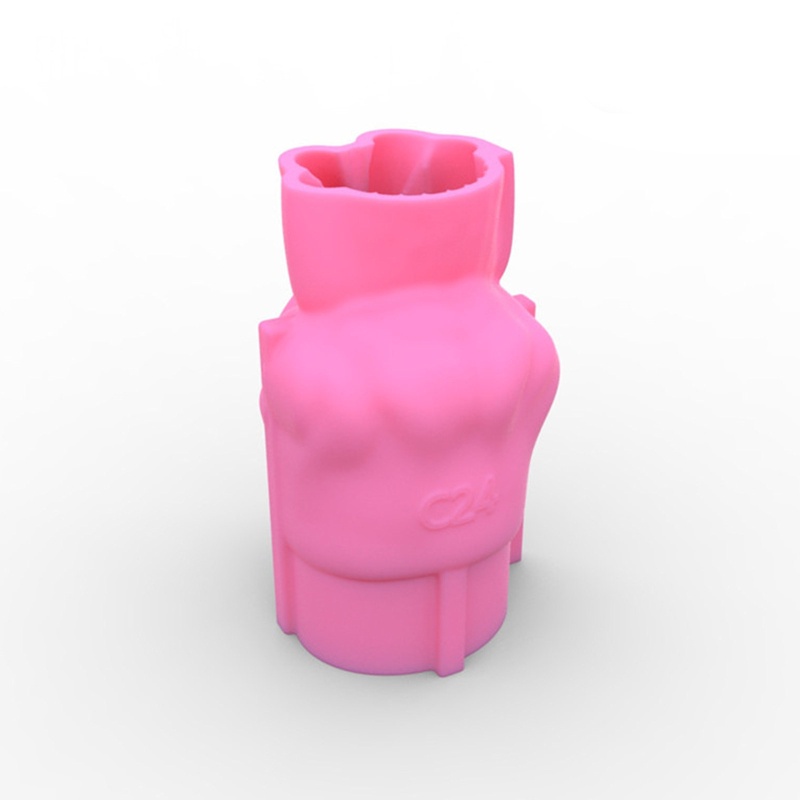 Siy Cetakan Pot Bungatanaman Bahan Silikon Desain Gadis Lucu Untuk Dekorasi Diy