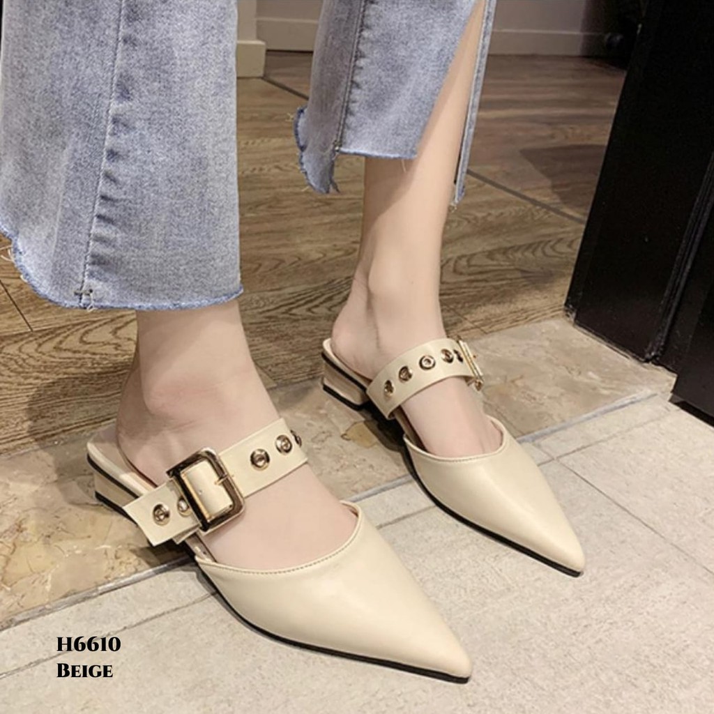 PRF Heels Pump Strap Slope Fashion Korea H6610