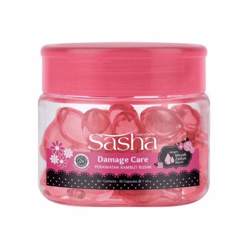 Sasha Vitamin Rambut Damage Care Jar