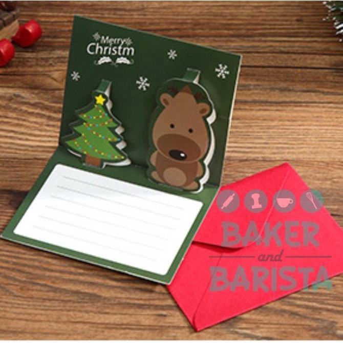

Xmas Card Timbul / kartu ucapan natal christmas greeting card murah bakernbar99 Berkualitas