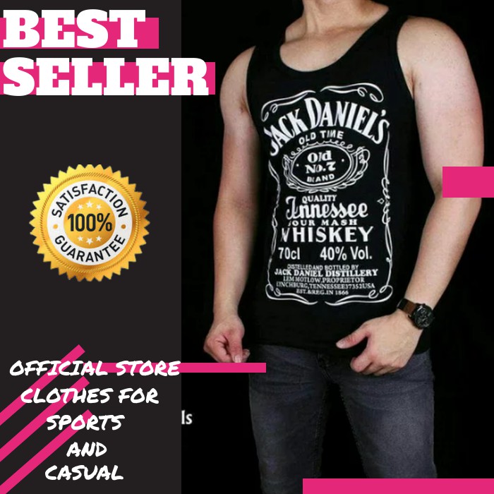 KAOS SINGLET PRIA MOTIF HEINEKEN BEER BAJU GYM SANTAI COWOK TANKTOP TANPA LENGAN FT321