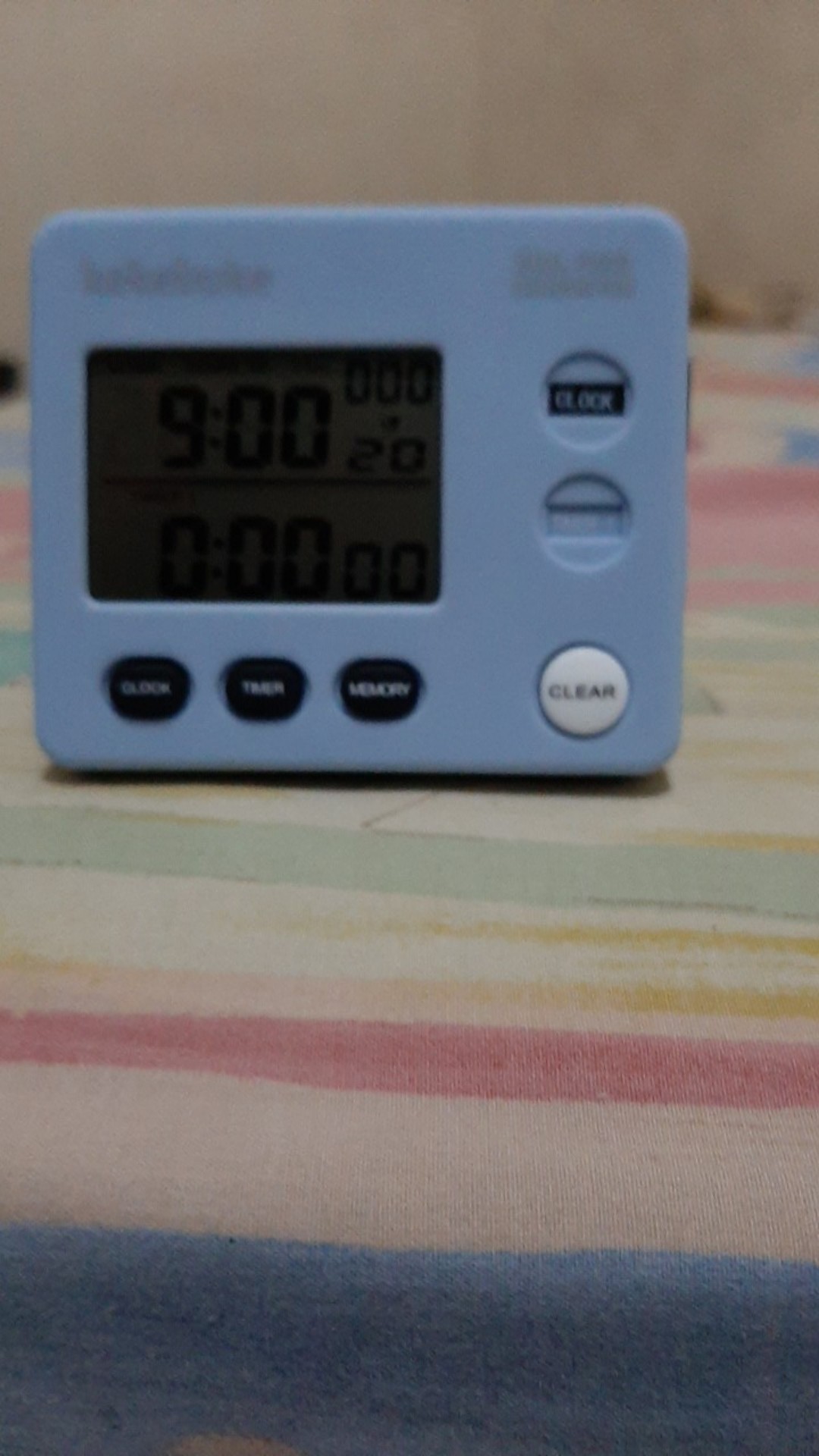 Sm Dual Study Timer Desk Stopwatch D-day Digital Time Clock Alarm Watch