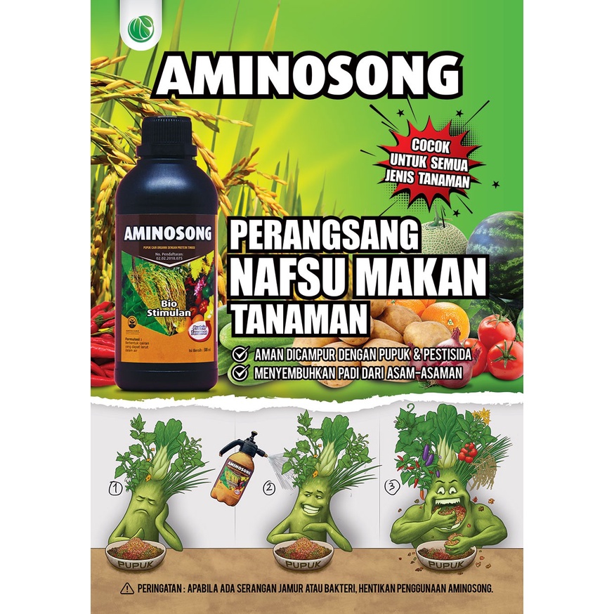 Pupuk Cair Organik Buah dan Sayuran Aminosong 500 Ml