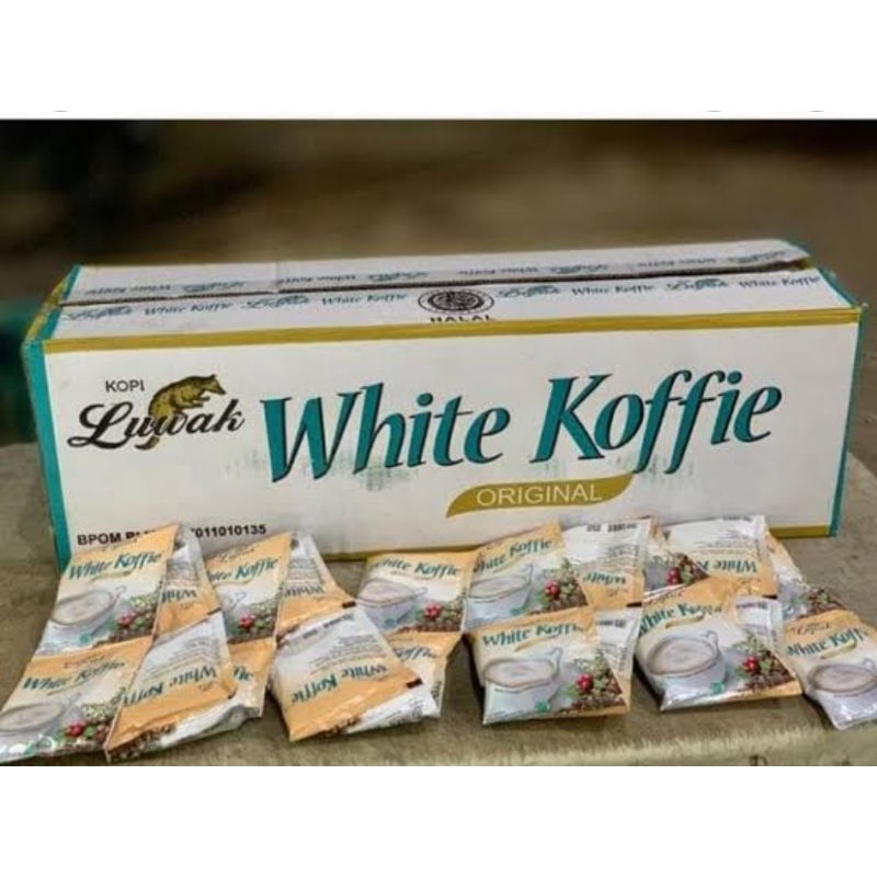 LUWAK WHITE COFFE 200 BKS,SATU DUS