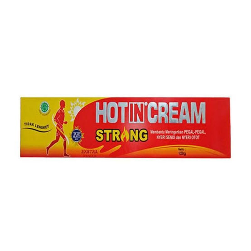 ORIGINAL HOTIN CREAM STRONG TUBE 120 GRAM / HOT IN CREAM STRONG 120 G / CREAM PEGAL-PEGAL NYERI SENDI HOTIN