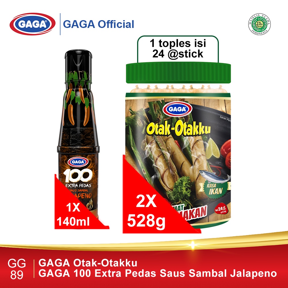 

GAGA SOSIS Otak-otakku + Saus Sambal Jalapeno (GG89)