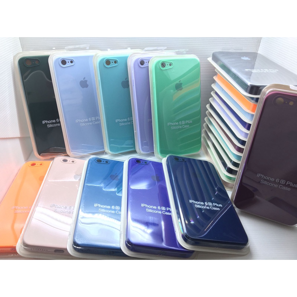 Clear Tpu case iphone 6 / XS MAX / 11 pro / case macaron / silikon / LOGO IPHONE / 7 / 8 /  7plus / 8plus / 11 pro max / 6plus BAHAN TEBAL