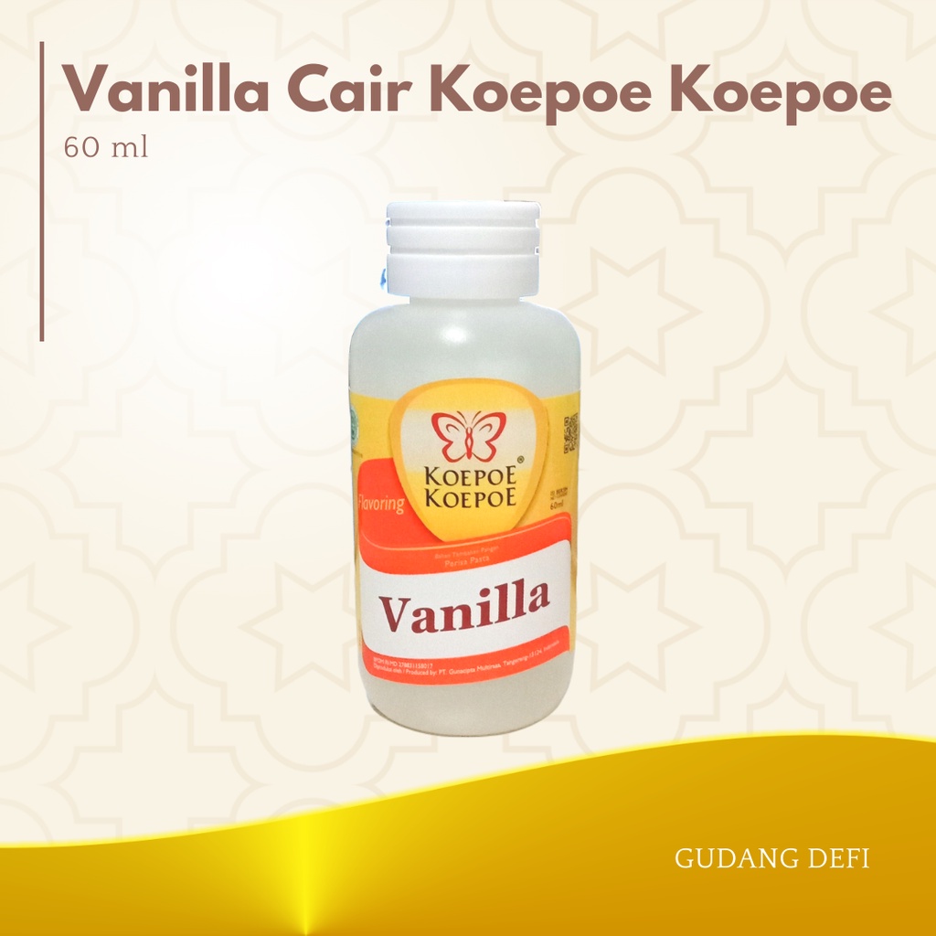 Jual VANILLA CAIR KOEPOE VANILI KUPU KUPU VANILA PERISA PASTA FLAVORING ...