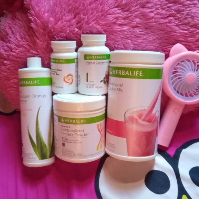 Shake herbalife varian rasa strawberry  ORIGINAL 100%