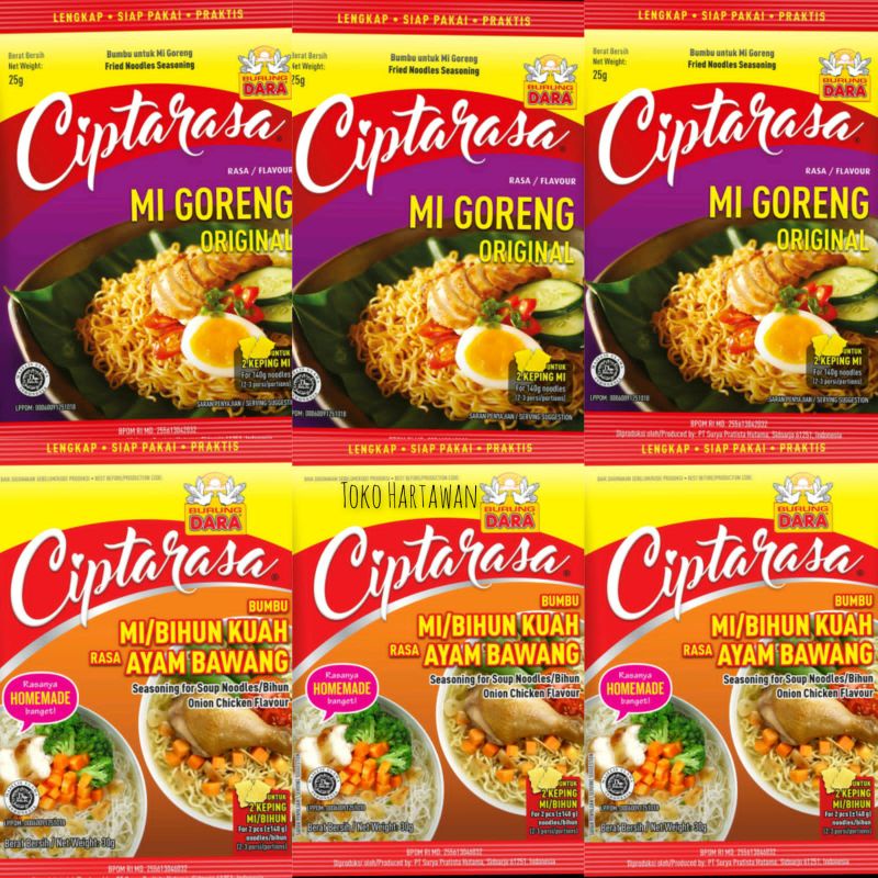 

Ciptarasa bumbu mie goreng & kuah 3pc