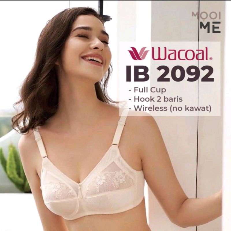 Bra wacoal ib 2092 k64 ib2092 bh tanpa kawat tanpa busa