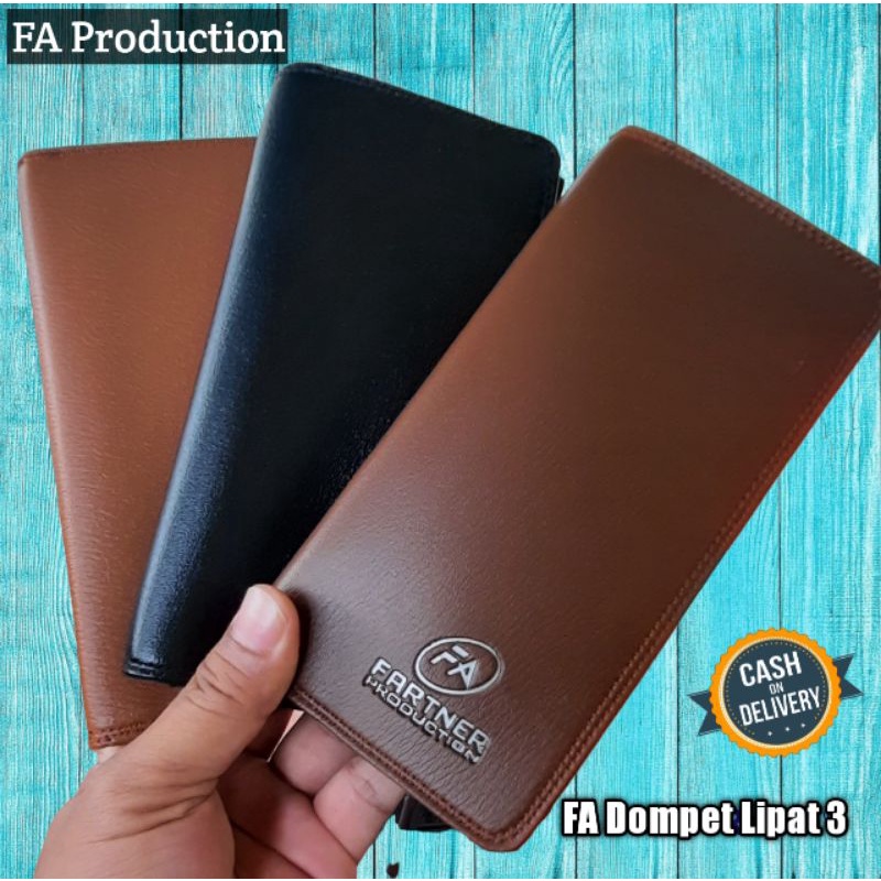 FA Dompet Panjang Pria Premium Dompet Panjang Lipat 3