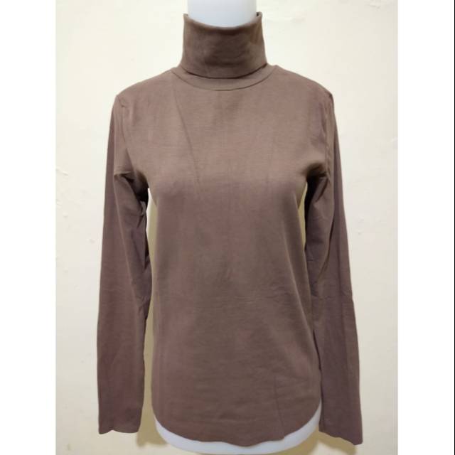 Baju Turtleneck Coklat Polos
