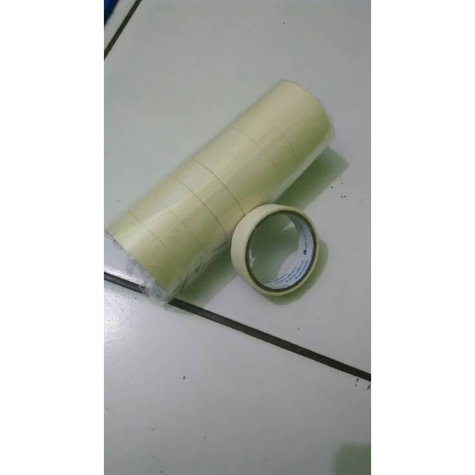 LAKBAN KERTAS MURAH MASKING TAPE MURAH MERIAH / ISOLASI KERTAS 1&quot; MURAH