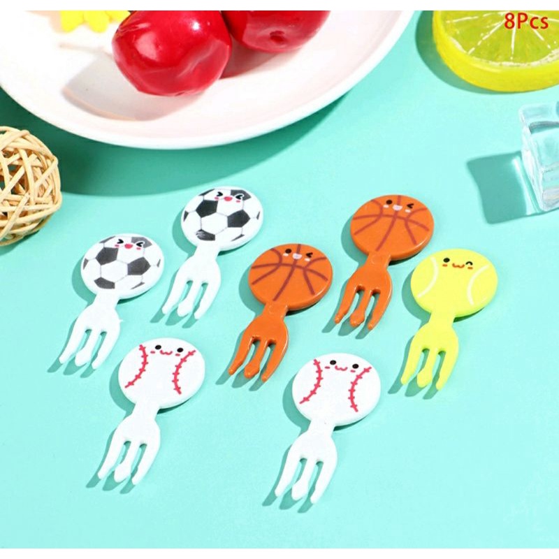 Garpu Bento / Bento Food Picks Bola